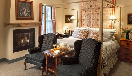 Habitación, 1 cama de matrimonio grande, chimenea