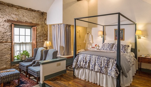 Habitación, 1 cama de matrimonio, chimenea