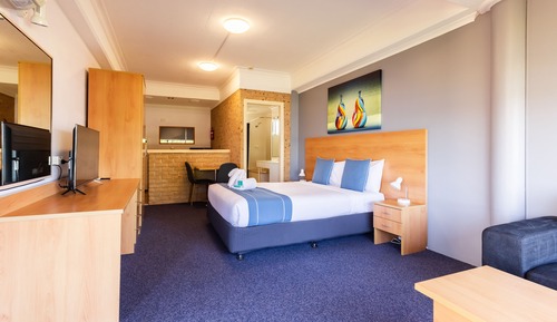 Habitación Deluxe, 1 cama de matrimonio, cocina, vistas al río