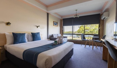 Habitación Deluxe, 1 cama de matrimonio grande, balcón, vistas al río