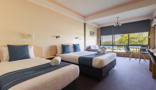 Habitación estándar, varias camas, vistas al río