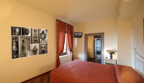 Habitación con 1 cama doble o 2 individuales