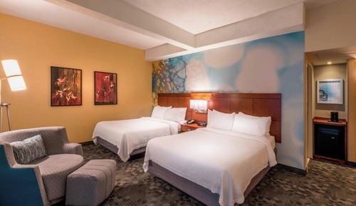 Habitación, 2 camas de matrimonio, no fumadores