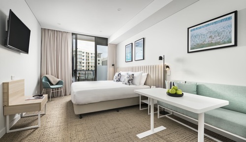 Estudio Deluxe, ducha adaptada (1 King Bed or 2 Single Beds)