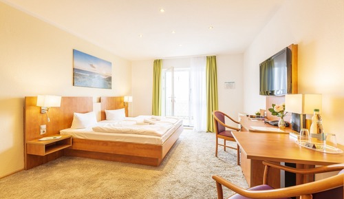 Habitación doble, balcón