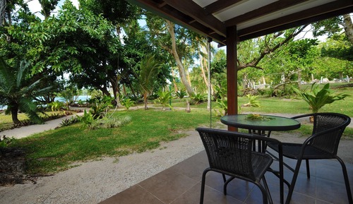 Habitación, vistas al jardín