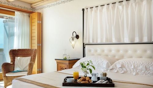 Habitación con 2 camas individuales, vistas al mar