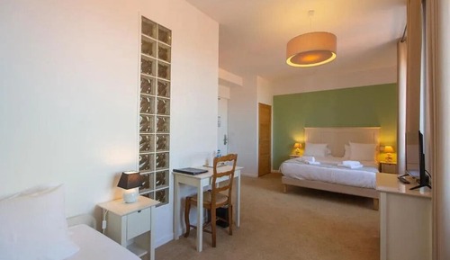 Habitación familiar, vistas al mar