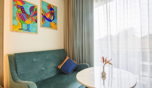 Habitación doble superior, vistas a la piscina