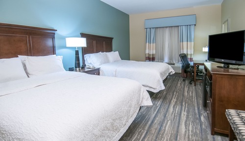 Habitación, 2 camas de matrimonio, accesible para personas con discapacidad, no fumadores