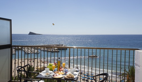 Habitación Deluxe doble, terraza, vistas al mar