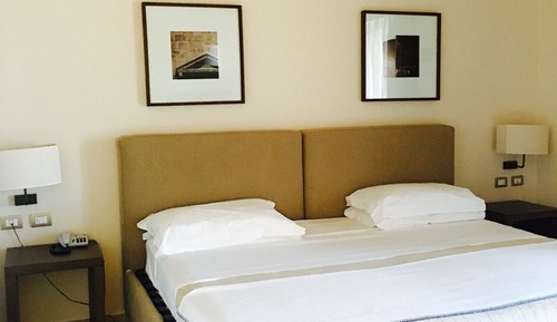 Habitación clásica doble, en la zona del patio