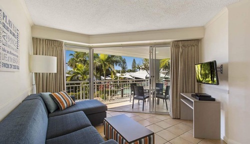 Habitación, 2 habitaciones, vistas a la piscina