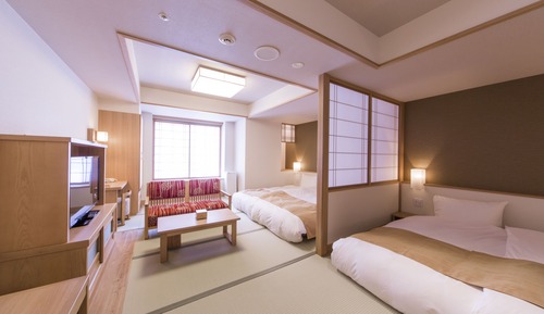 Habitación tradicional (Japanese Western Style, 4 Beds)