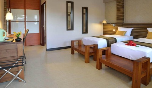 Habitación con 1 cama doble o 2 individuales