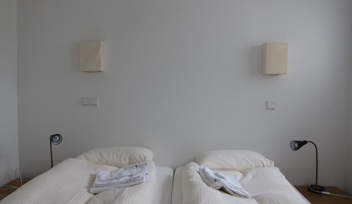 Habitación con 1 cama doble o 2 individuales