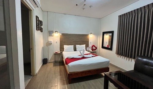 Habitación romántica con 1 cama doble o 2 individuales