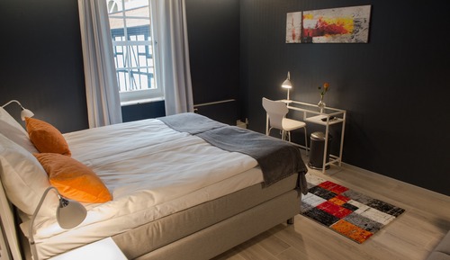 Habitación familiar, vistas al patio