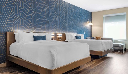 Habitación, 2 camas de matrimonio, accesible para personas con discapacidad