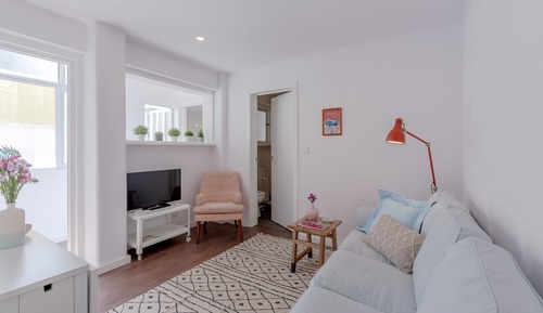 Apartamento, 2 habitaciones, patio