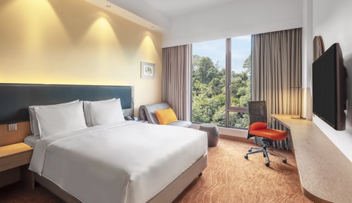 Habitación estándar, 1 cama de matrimonio con sofá cama (with Free Breakfast)