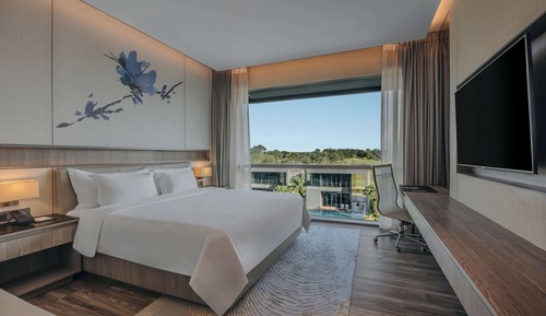 Habitación Deluxe, 1 cama de matrimonio grande, vistas a la piscina (Laguna)