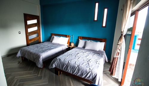 Habitación de lujo, 2 camas dobles, terraza