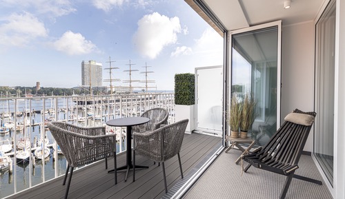 Suite estudio panorámica, 1 cama de matrimonio con sofá cama, no fumadores, sauna