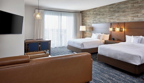 Estudio, varias camas, no fumadores, balcón (Hearing Accessible)