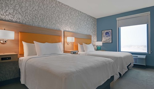 Estudio, 2 camas de matrimonio, accesible para personas con discapacidad (Hearing)