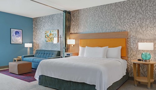 Estudio, 1 cama de matrimonio grande, accesible para personas con discapacidad (Mobility & Hearing)