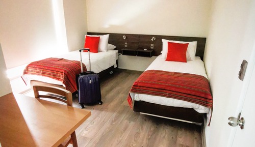 Habitación con 2 camas individuales (Departamento 1 Habitacion 2 camas)