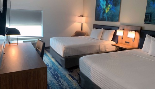 Habitación, 2 camas de matrimonio, no fumadores