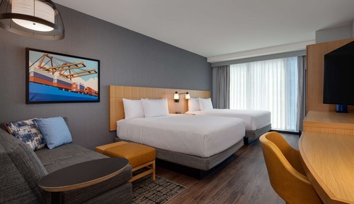 Habitación, 2 camas de matrimonio