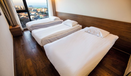 Habitación triple estándar, no fumadores, vistas al mar