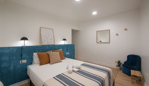 Habitación básica doble, baño compartido