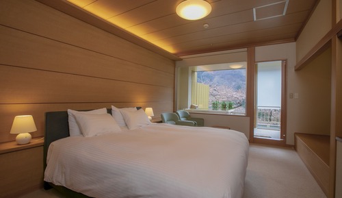 Habitación doble, no fumadores, vistas al valle (Annex, with Open-air Bath, Type E)