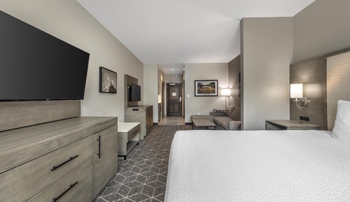 Suite, 1 cama de matrimonio grande, no fumadores, frigorífico y microondas (with Single Sofabed)