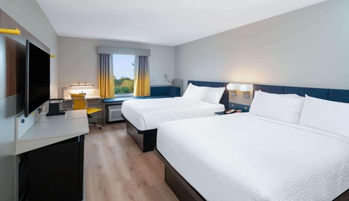 Habitación, 2 camas de matrimonio, no fumadores, en esquina