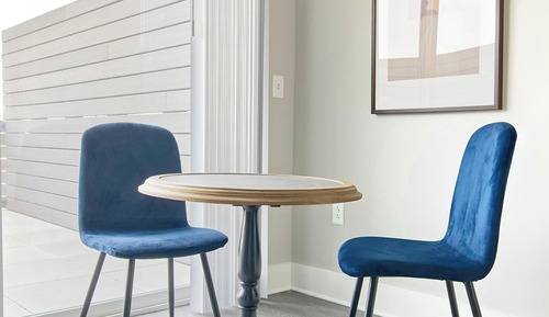 Estudio, 1 cama de matrimonio con sofá cama, balcón