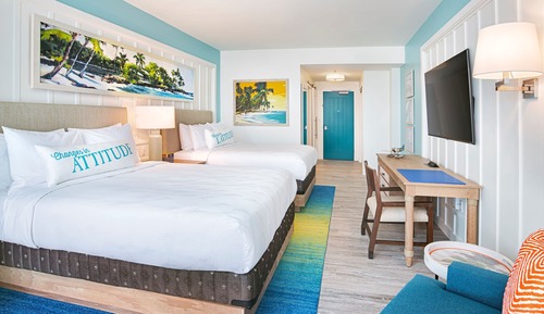 Habitación estándar, 2 camas de matrimonio, vistas a la ciudad