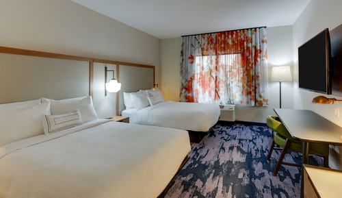 Habitación, 2 camas de matrimonio