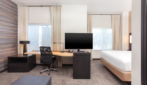 Suite estudio, 1 cama de matrimonio grande con sofá cama