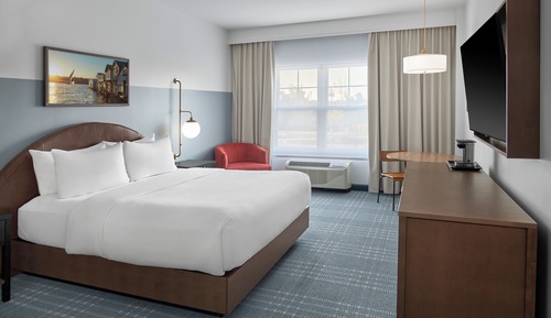 Habitación, 1 cama de matrimonio grande, vistas al lago (Hearing)