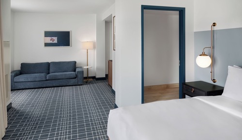 Suite, 1 cama de matrimonio grande, accesible para personas con discapacidad (Hearing)