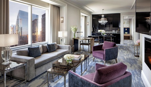 Suite, 1 cama doble, no fumadores, vistas a la ciudad