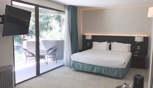 Suite estudio Deluxe, 1 cama de matrimonio grande, terraza