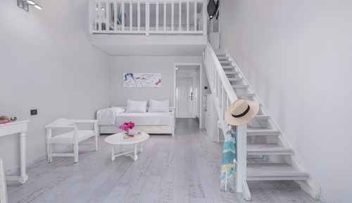 Habitación familiar, vistas al mar