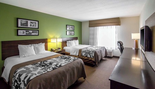 Habitación, 2 camas de matrimonio, accesible para personas con discapacidad, no fumadores