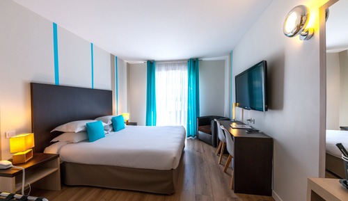 Habitación con 1 cama doble o 2 individuales